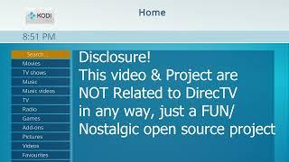 Kodi DirecTV skin progress