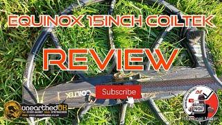 equinox  15 inch coiltek coil review metaldetecting uk