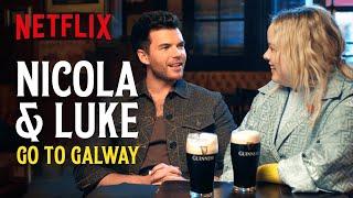 Nicola Coughlan and Luke Newton Take A Trip to Galway  Bridgerton  Netflix