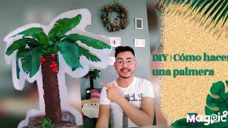 COMO HACER PALMERA PARA MAQUETAS NACIMIENTO PESEBRE FACIL BONITO Y BARATO  DIY