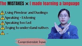 ENGCHI SUB｜I hate duolingo  the FOUR mistakes I made learning a language  comprehensible input