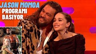 Jason Momoa Emilia Clarkea Sürpriz Yapıyor Programı Basıyor Türkçe Altyazılı