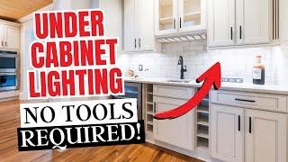 Easy Kitchen Upgrade Install UNDER CABINET Lights in Minutes With No Tools