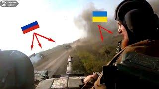 Absolutely insane Ukrainian tank blast Russians in point-blank battle near Kherson