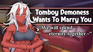 ASMR Tomboy Demon Wants To Marry You F4A Proposal L-Bombs Slice Of Life GFE Part 4