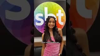 VLOG MOSTRANDO BASTIDORES DO SBT  O MUNDO DE LARISSA #shortsvideo #shorts