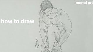 How to draw the human body step by step tutorial