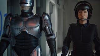 4K Robocop Rogue City - Officer Lewis and Robocop kill everyone in the basement