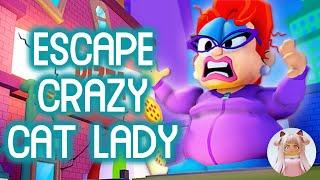 ESCAPE CRAZY CAT LADY Obby Roblox Obby Gameplay Walkthrough No Death 4K