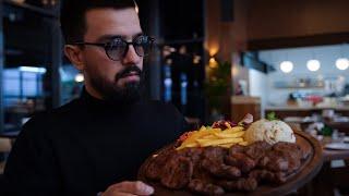 Traditional Turkish kofte meatballs at the original Kofteci Ramiz