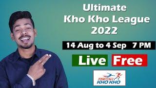 Ultimate Kho Kho League 2022 Live - Kho Kho League 2022 Broadcasting Rights and All Details