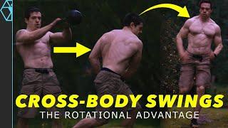 Cross-Body Kettlebell Swings Unlock the Rotational EDGE