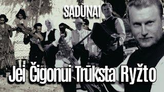 Sadūnai su Sare Roma - Jei Čigonui Trūksta Ryžto Official Lyric Video. Lietuviškos Dainos