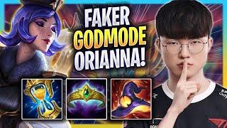 FAKER LITERALLY GOD MODE WITH ORIANNA - T1 Faker Plays Orianna MID vs Yasuo  Bootcamp 2023