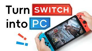 We Turned Nintendo Switch into a Steam Deck And Runs PC Games
