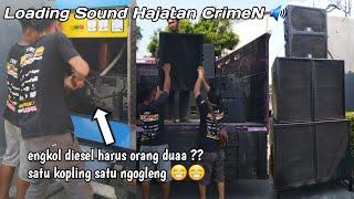 Dapat job Hajatan Crimen Bawa Diesel engkol Diesel Harus Orang 2 ? MP AUDIO • suka duka crew sound 