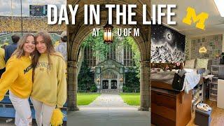 A DAY IN MY LIFE at the University of Michigan  Realistic Life at College