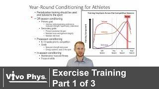 Exercise Training Part 1 of 3 - Overview