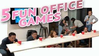 5 FUN PARTY GAMES AT WORK • Part 4   Minute To Win It Style