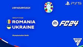 FC 24 - Romania vs. Ukraine - EURO 2024 Group Stage Matchday 1 Match  PS5™ 4K60
