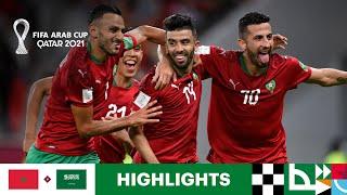 Morocco v Saudi Arabia  FIFA Arab Cup Qatar 2021  Match Highlights