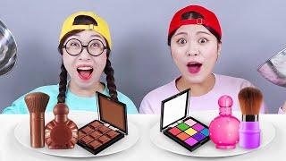 Chocolate Cosmetic Makeup Challenge DONA