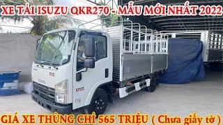 ISUZU QKR270 Mẫu Mới - Xe Tải Isuzu 2T9 QKR270 Thùng Full Inox 304 - Xe Tải ISUZU QKR Đầu Vuông 2022