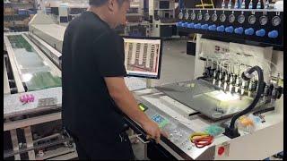 How to use Weldo PVC Dispensing Machine software Tpr gloves making machine@SandyWeldo