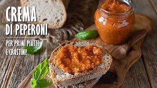 CREMA DI PEPERONI per PASTA o CROSTINI in 5 MINUTI fatta in casa  Marianna Pascarella