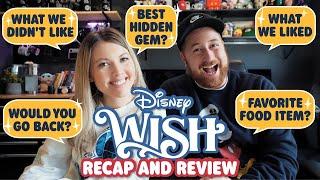 Disney Wish Cruise Full Recap & Honest Review  Answering YOUR Questions