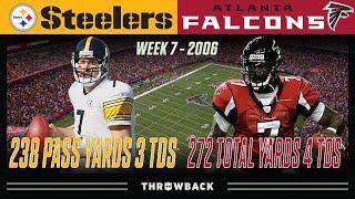 Vick & Big Ben Crazy Offensive Duel Steelers vs. Falcons 2006 Week 7