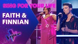 Finnian & Faith Sing For Their Lives  The Battles  The Voice Australia