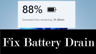 Battery Draining too Fast in Windows 11 7 Solutions Battery Saving Tips