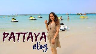 PATTAYA Thailand Vlog  Pattaya Beach Walking Street Koh Larn Night Market