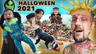 Halloween 2021 = NOT PREPARED FV Family Trick or Treat Vlog