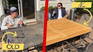 DIY Outdoor Table Cover  Upgrade your Patio
