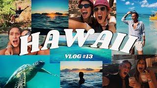 A WEEK IN HAWAII - Waikiki Lanikai Swimming with Turtles Zip-lining   VLOG #13