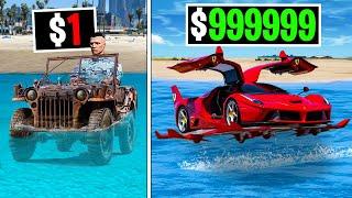 $1 vs $1000000 Navy Cars on GTA 5 RP