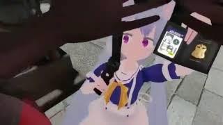 Loli arresting a guy in VR Chat