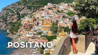 4KItaly Summer Walk Positano🩴️ Paradise in the Amalfi Coast Italian Lunch & Dinner 2022