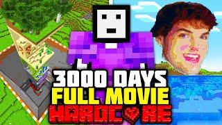 I Survived 3000 Days in Hardcore Minecraft FULL MINECRAFT MOVIE