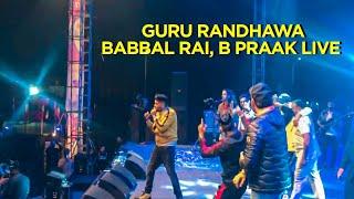 Guru Randhawa Babbal Rai Prabh GIll B Praak Ikka live at Gaana Crossblade  Chandigarh