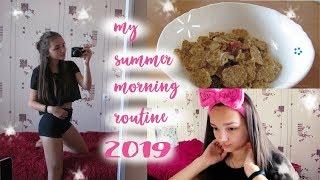 МОЁ ЛЕТНЕЕ УТРО  MY SUMMER MORNING ROUTINE