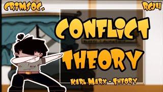 CONFLICT THEORY - KARL MARX   Criminology  TAGALOG