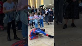 CRAZY SPIDER-MAN PERFORMANCE IN PUBLIC CAN YOU GUESS THE CITY?  #summervibes