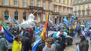 Independence march in Glasgow 2019