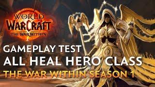I Tested All Healer In THE WAR WITHIN - World of Warcraft The War Within Beta Gameplay