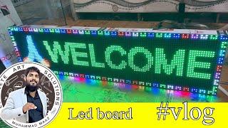 Led board  ACP 2D board  mobile led logo  #maazranchi @Completeart #vlog