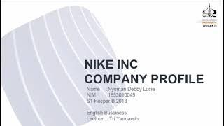 Company Profile Nike Inc.