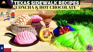 Texas Sidewalk CONCHA & HOT CHOCOLATE  Abuelita Chocolate for Santa